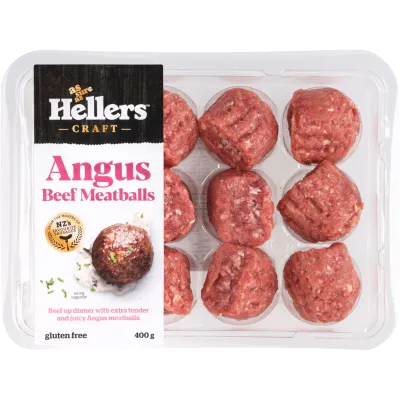 Hellers Burgers/Meatballs 400g/4Pk
