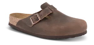 Birkenstock Boston med Regular Soft fotseng Oljeskinn Habana