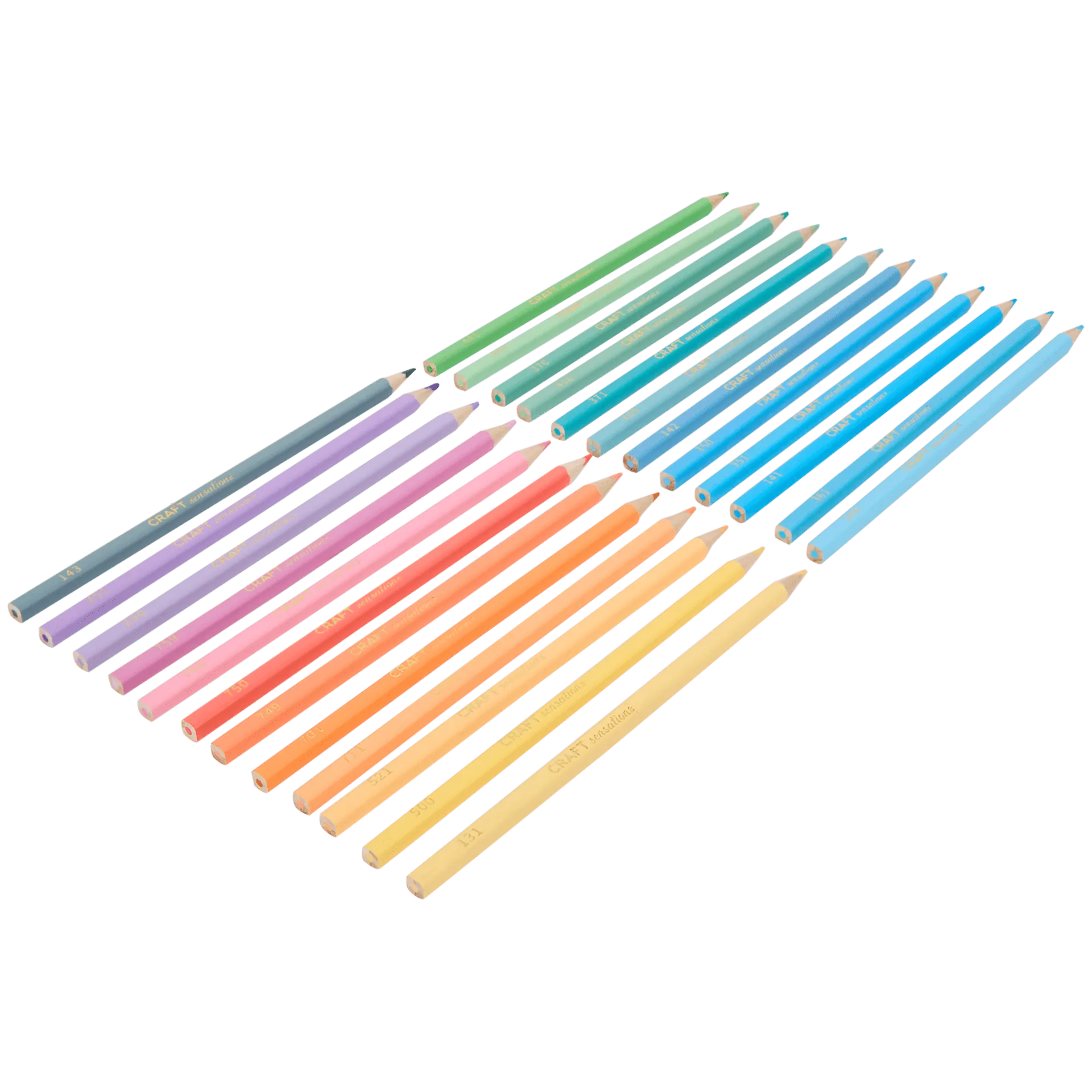 Matite colorate quadrate Craft Sensations