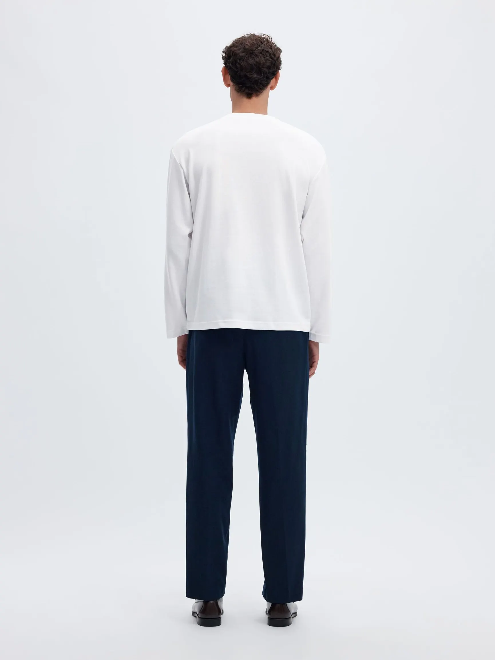 LOOSE FIT LANGERMET T-SKJORTE