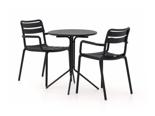 Forza Vico/Aziano ø60cm dining tuinset 3-delig stapelbaar