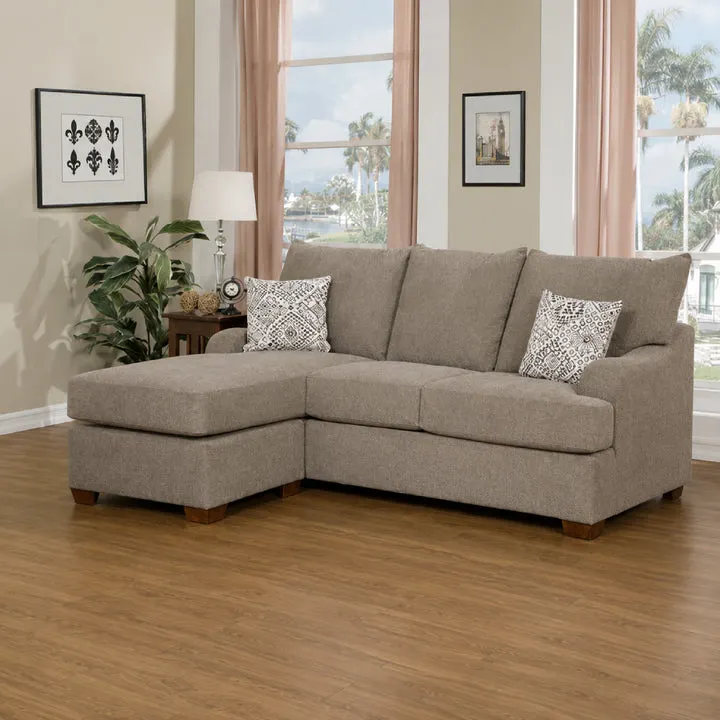 Dakar Reversible Sofa Chaise by Arely Furniture - Beige