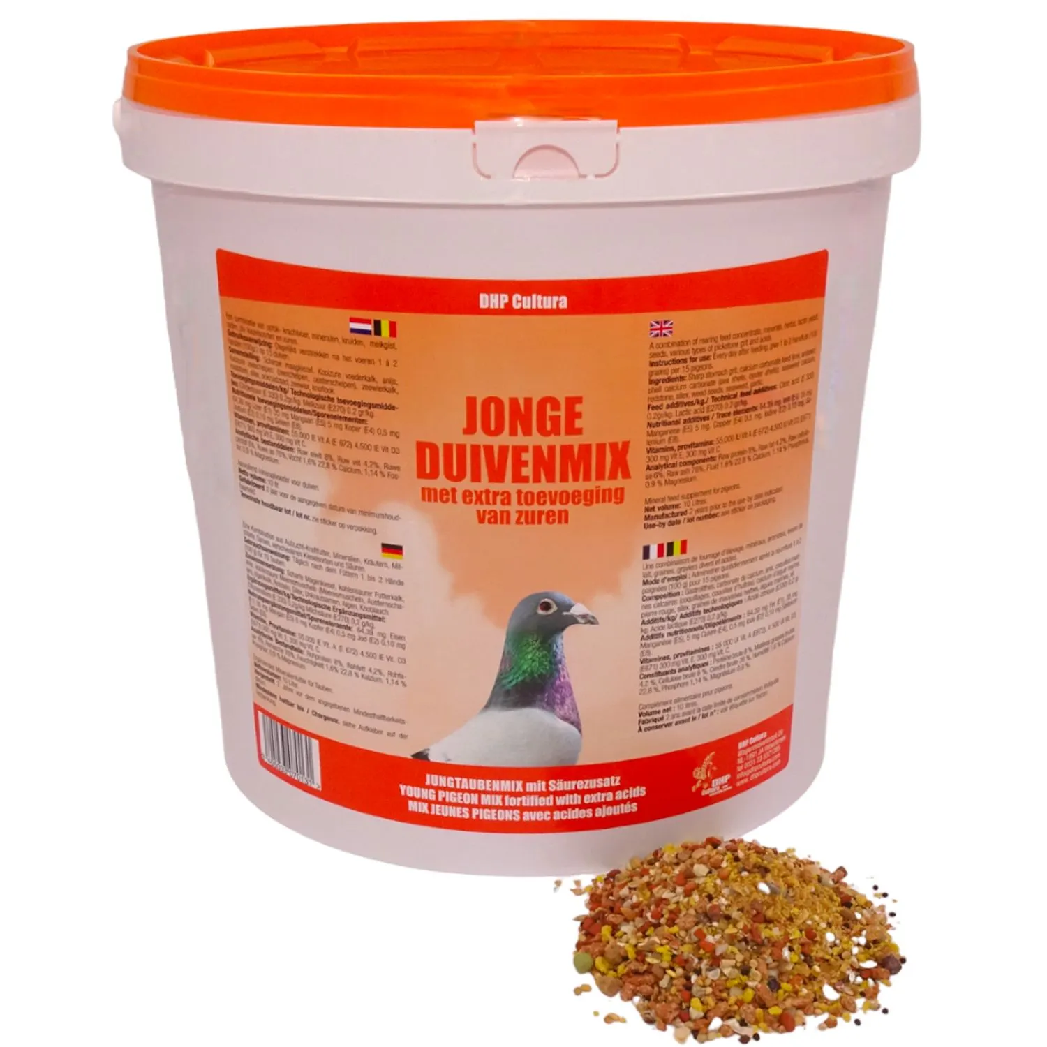 Dhp Cultura Jonge Duiven Mix - Supplementen - 10 kg