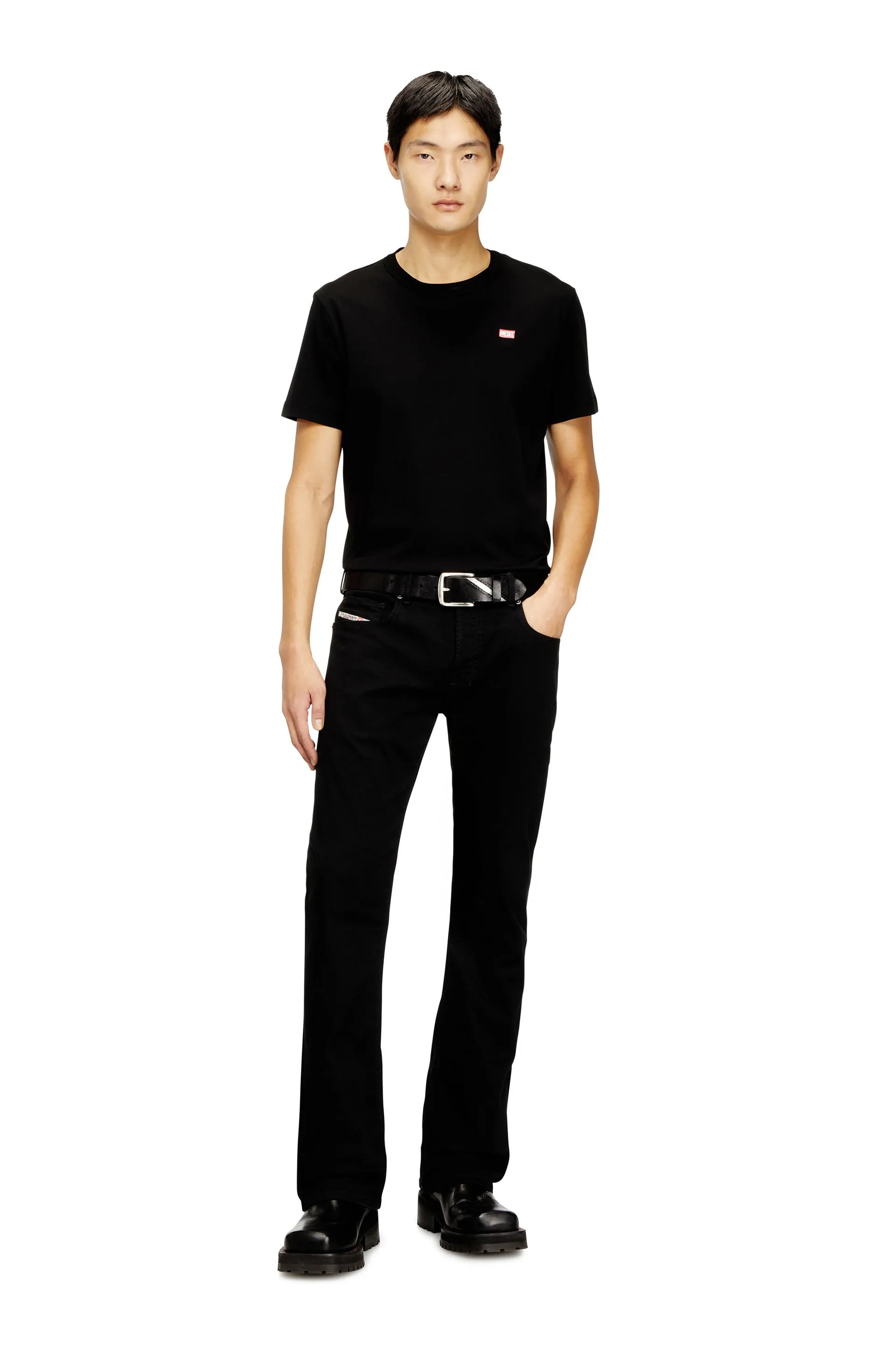 T-shirt in mercerised cotton