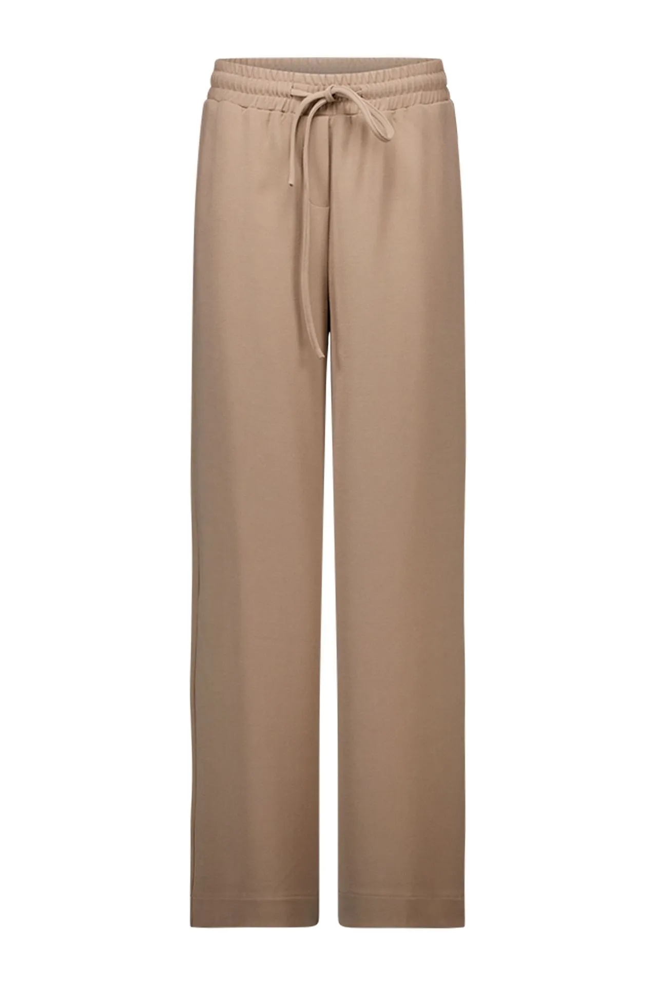 Wide fit broek | Taupe
