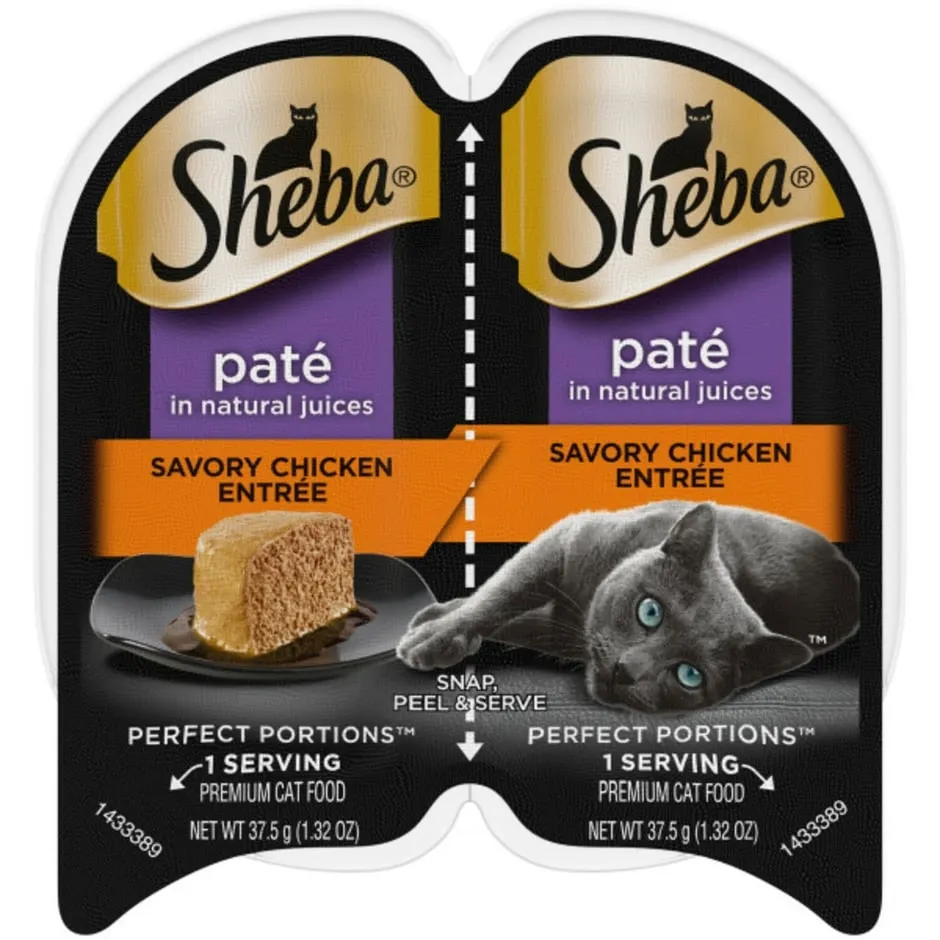 Sheba Perfect Portions Chicken Paté, 2 ct.