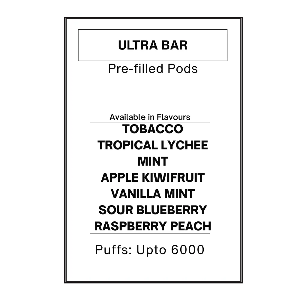 ULTRA Bar Pre-filled Pods 11.40mg/mL