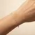 Armband in zilver, met zirkonia