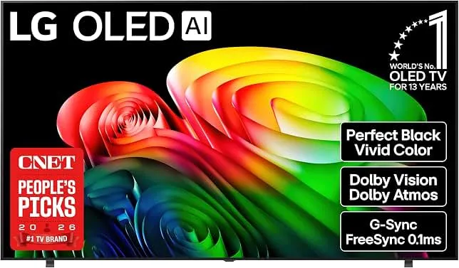 LG 83 inch Class LG OLED AI B6 4K Smart TV 2026 | Perfect Black & Vivid Color, a8 AI Processor