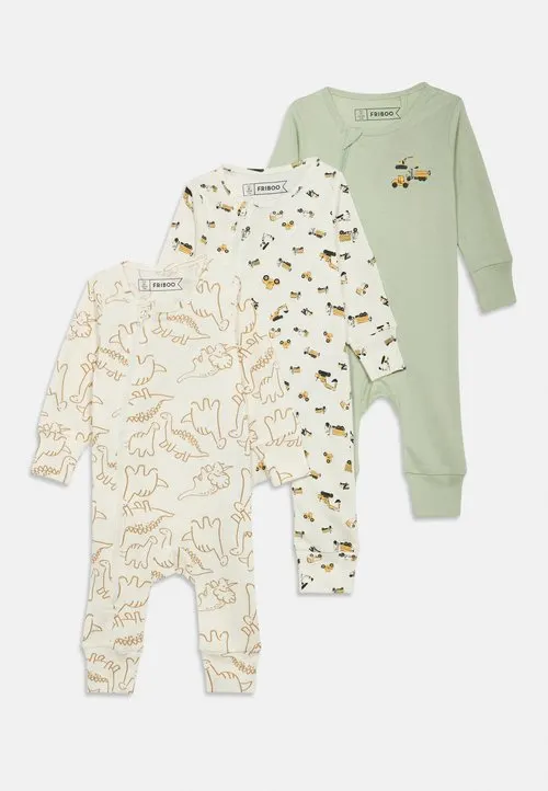 UNISEX 3 PACK - Pyjamas - off white/light green
