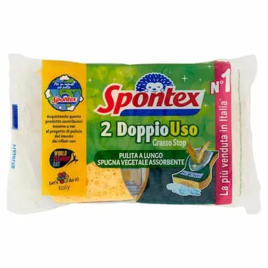 SPONTEX SPUGNA DOPPIO USO PZ2