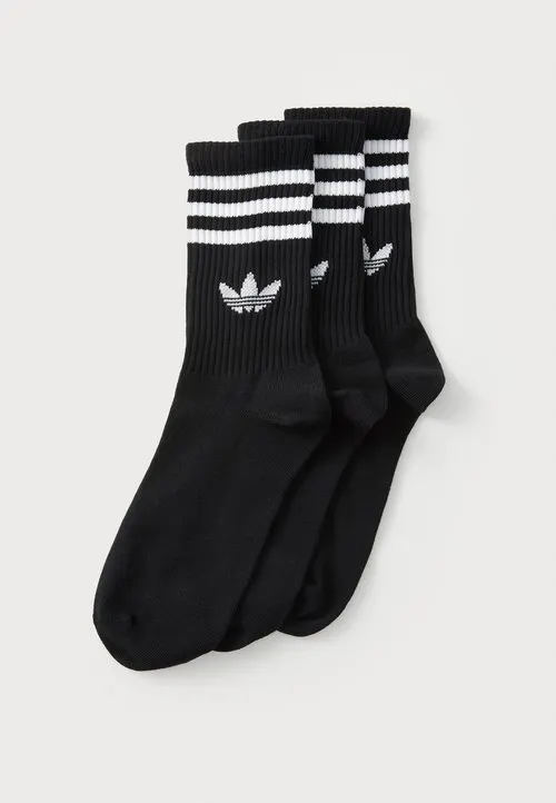 3S CREW S UNISEX 3PACK - Sokker - black