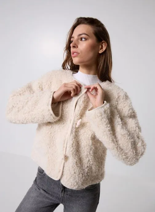 Bontjassen Objiduna Ls Re Jacket 140 dames wit