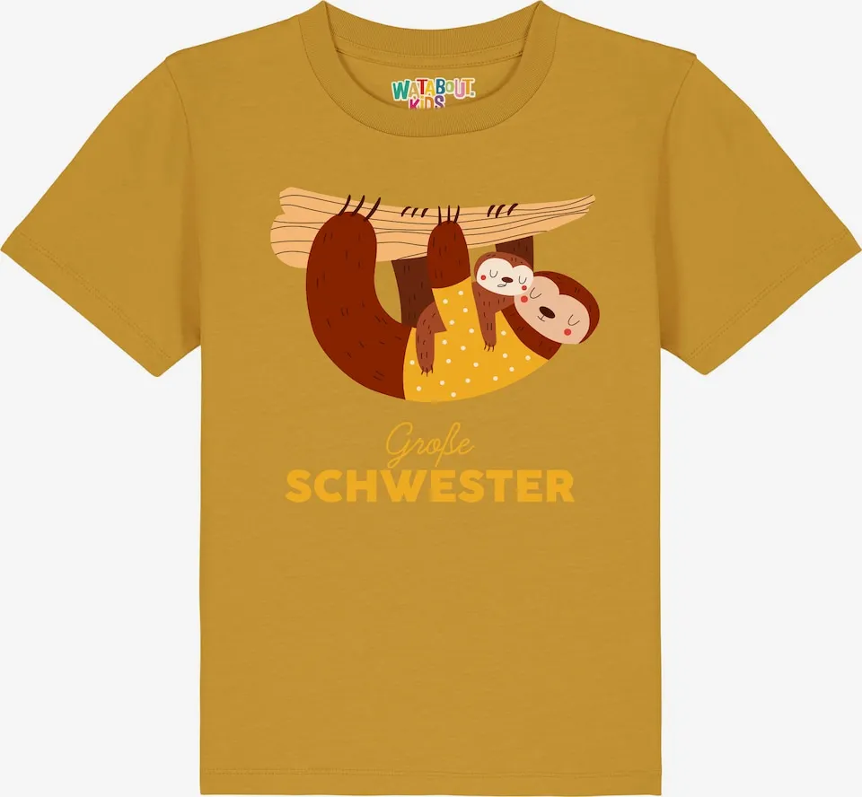 Shirt 'Faultier Große Schwester'