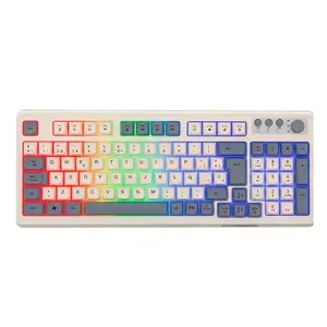 Teclado Multimedia Noganet NKB-Q50 con LED Multicolor