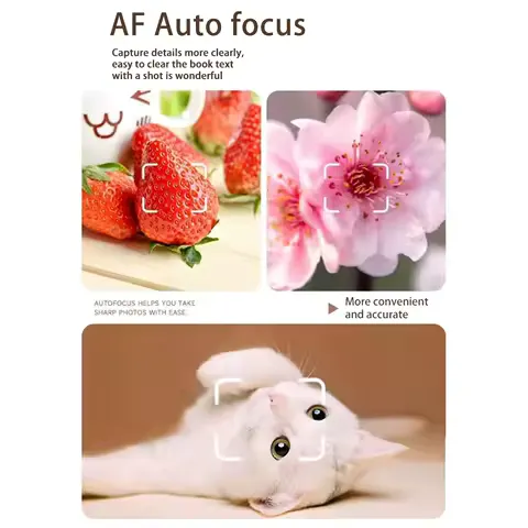 4K/30FPS Digital Camera 64MP Digital Video Camera 2.4 Inch Screen 18X Digital Zoom Built-in Battery Gift for Teens Friends