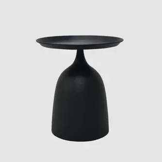 Classic Living Solace Indoor/Outdoor Side Table Black