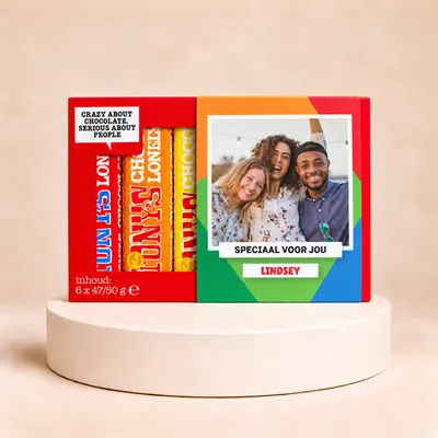 Tony’s Chocolonely | Proeverijtje | Voor jou met eigen foto en naam | 288g