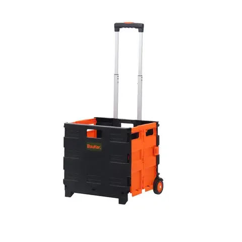 Carro de Compras con Caja Plegable, 25 kg