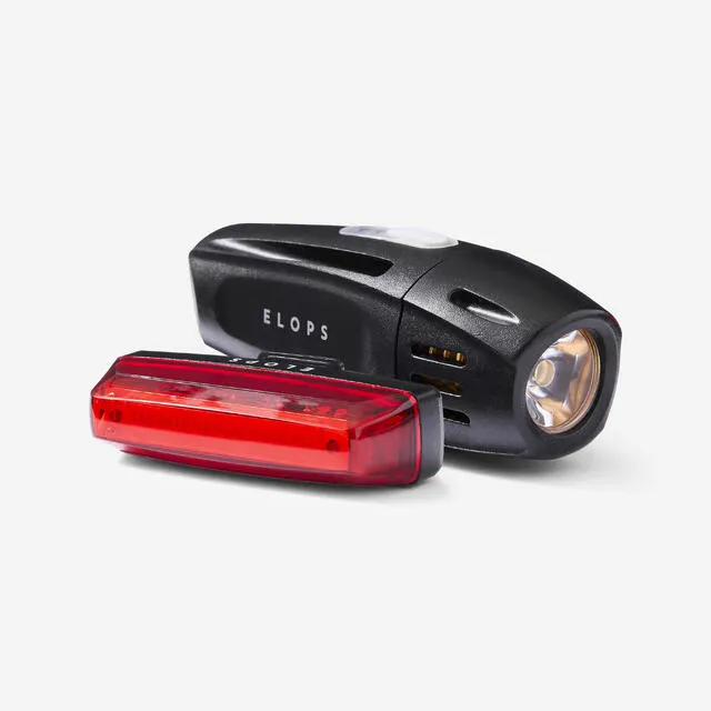 Sada světel přední/zadní na kolo ST920 USB