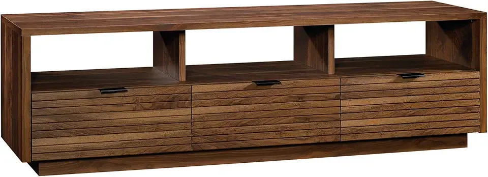 Harvey Park TV Credenza, Accommodates up to 70-Inch TV, Large Credenza - Grand Walnut Finish