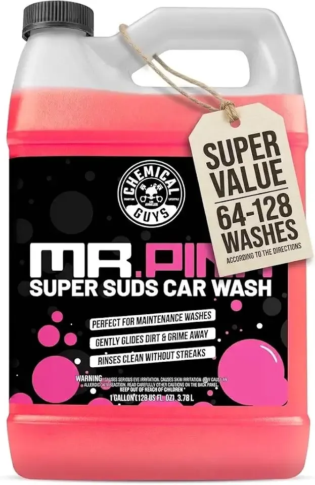 Chemical Guys Mr. Pink Car Wash Soap, Foam Cannon & Bucket Wash, 128 oz