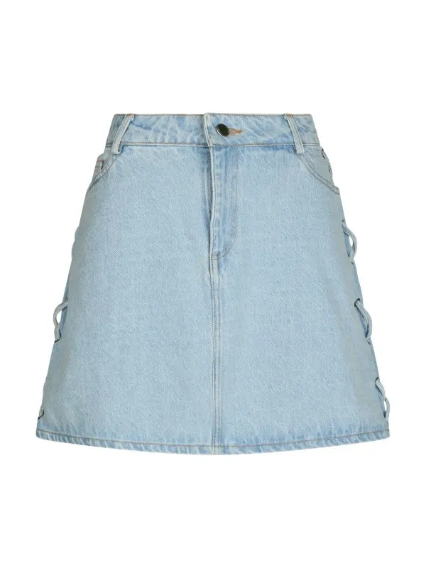 Kessia Braid Skirt Blue