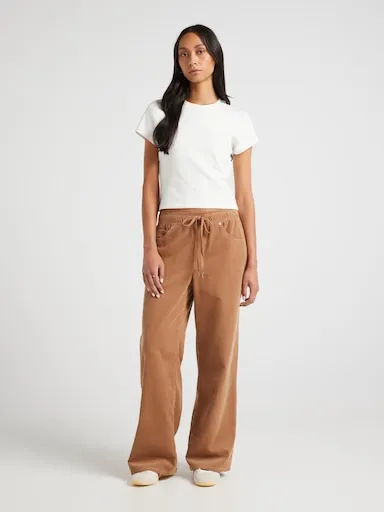 Just Jeans Cord Mid Rise Wide Leg Jogger