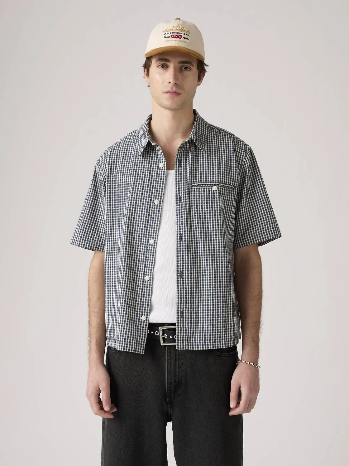 Short Sleeve Zandt Cropped Shirt