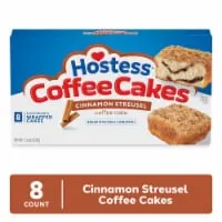 Hostess Coffee Cakes, Cinnamon Streusel Snack Cakes, 11.6 Oz. Box (8 Ct.)