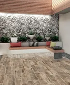 Carrelage de sol extérieur "Avoriaz" Grip - l. 30 x L. 60,3 cm