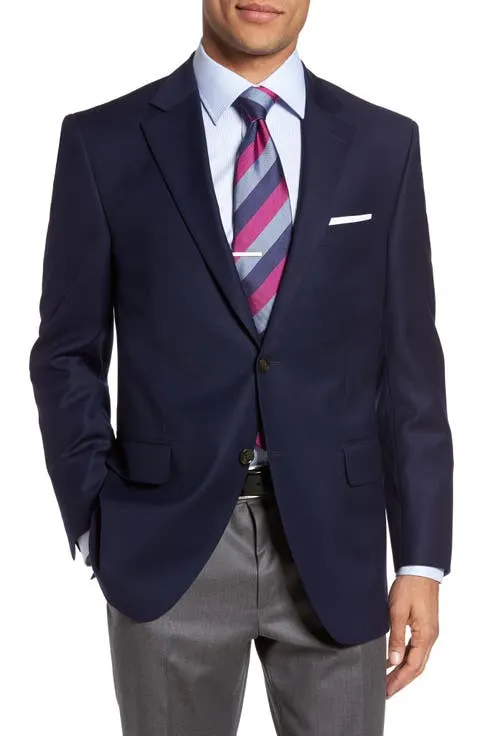 Flynn Classic Fit Navy Wool Sport Coat (Regular, Big, Short & Tall)