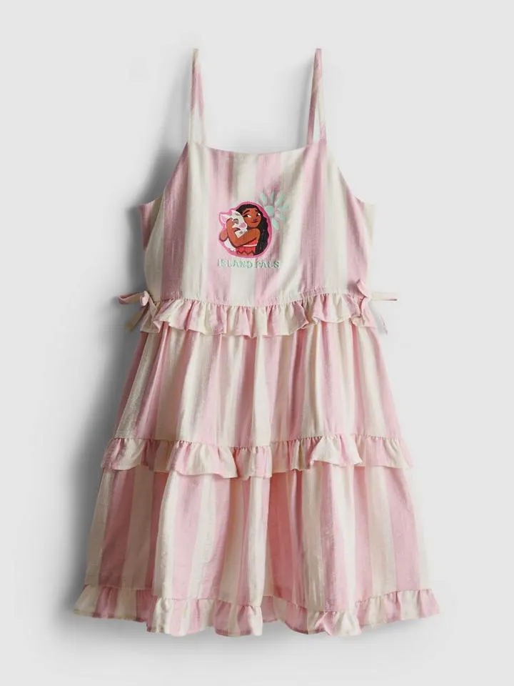 18 mois–9 ans | Robe caraco à superpositions Disney Vaiana