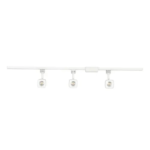 Lithonia Lighting® Square Head White 3-Light Integrated LED Track Light Set