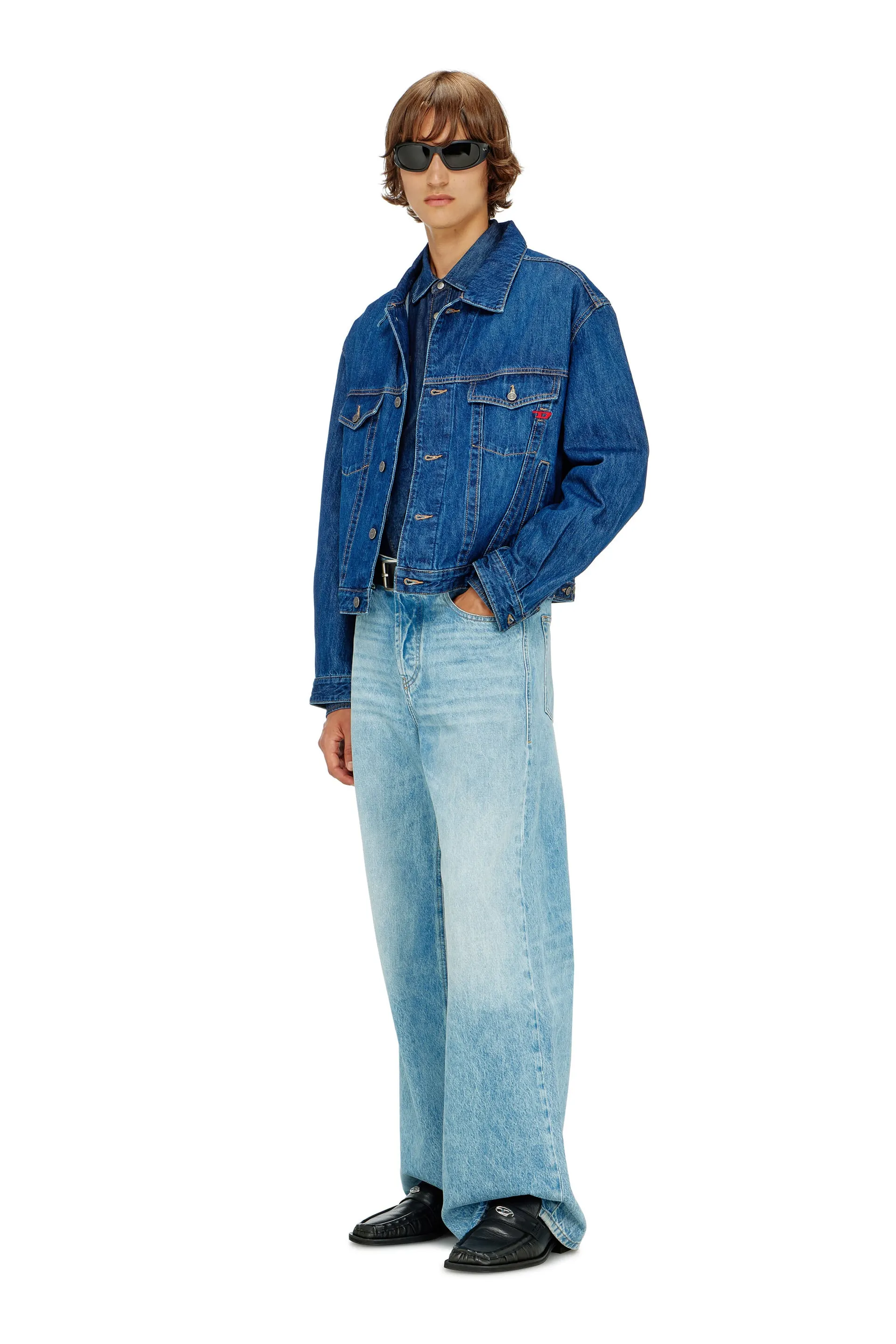 Trucker jacket in denim