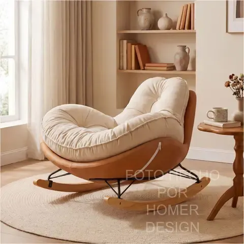 Sillon Mecedor Silla Mecedora Sitial Talla L Con Raposa Pie