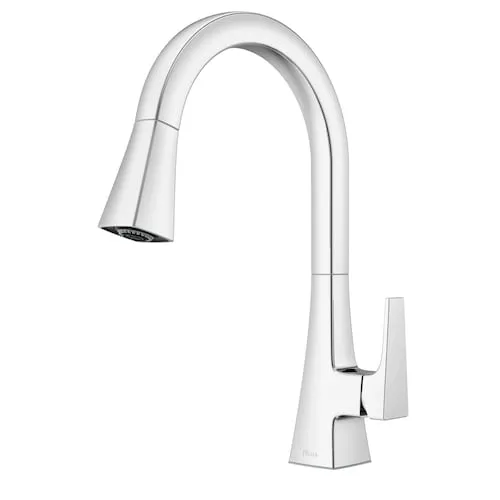 Maximillion 1-Handle Polished Chrome Pull Out/Pull Down Kitchen Faucet/Kitchen Sink Faucet/Tap