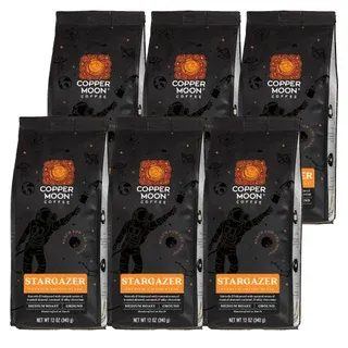 Copper Moon Stargazer Blend, Ground Coffee, 12 oz. Bags, 6-pack