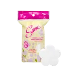 Discos Desmaquillantes Con Forma De Flor SANA x50 Uds
