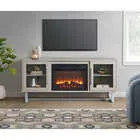 Estelle Console with 23' Fireplace Insert - Off-White