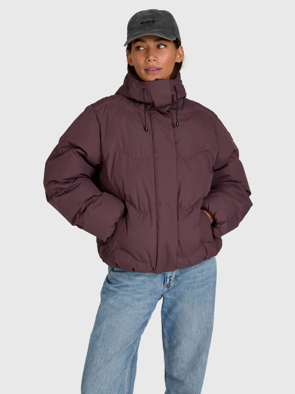 Wave Women Jacket | Raisin