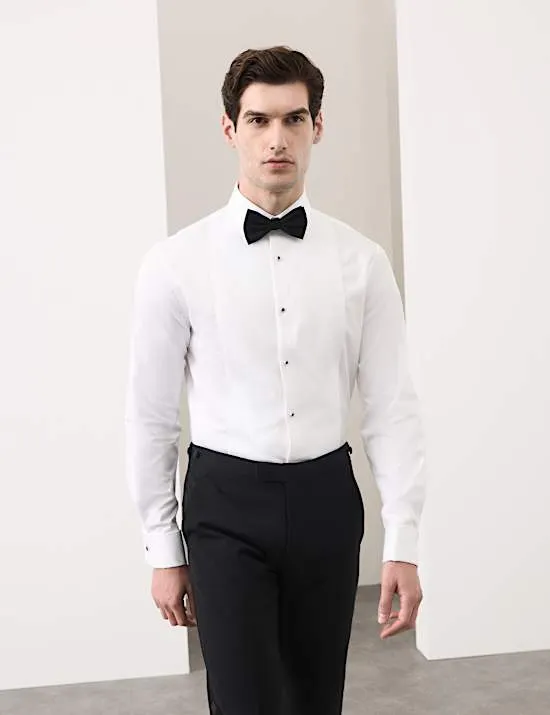 Tailored Fit Performance Pure Cotton Shirt