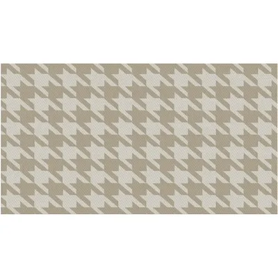 Reversible Outdoor Rug 59.06 in x 35.40 in - Houndstooth