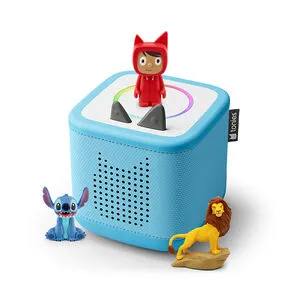 Mon premier coffret Toniebox 2 Disney Le Roi Lion + Lilo & Stitch bleu ciel