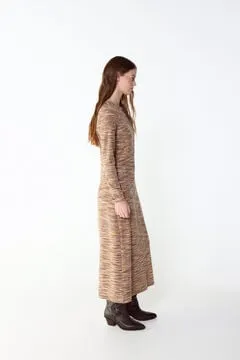 Vestido punto melange