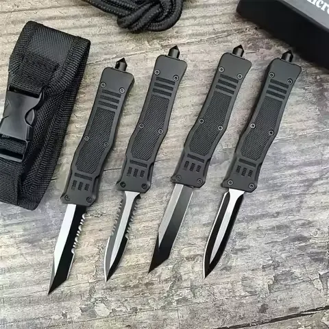 Trood 616 Portable Multifunctional Hunting Folding Knife 440C Blade Zinc Alloy Handle Outdoor Camping Survival Knife Tools