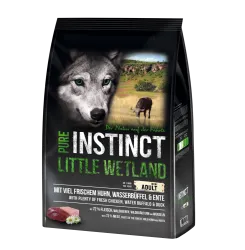 PURE INSTINCT LITTLE WETLAND mit Huhn, Wasserbüffel, Ente für Hunde 4 kg