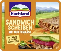 Hochland Sandwich Scheiben mit Butterkäse