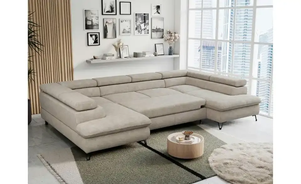 Wohnlandschaft Peter BHL 346|76|208 cm, Webstoff