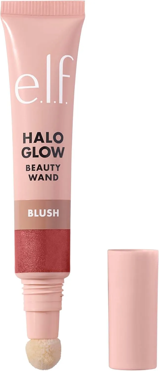 e.l.f. Halo Glow Blush Beauty Wand, Liquid Blush Wand For Radiant, Flushed Cheeks, Infused With Squalane, Vegan & Cruelty-free, Rosé You Slay